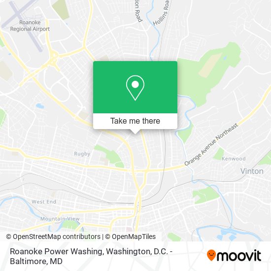 Mapa de Roanoke Power Washing