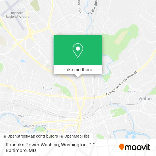 Roanoke Power Washing map