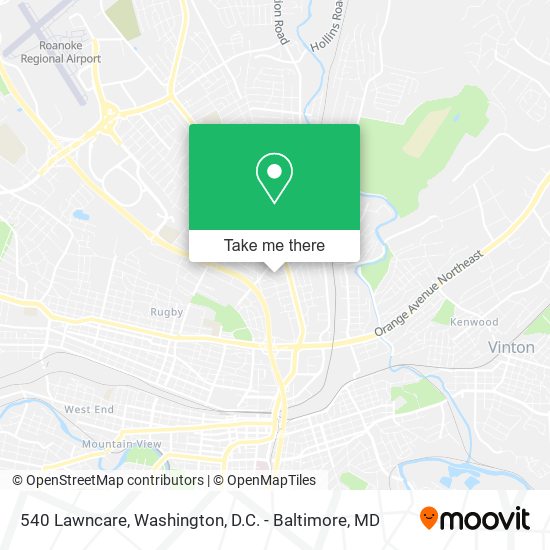 540 Lawncare map