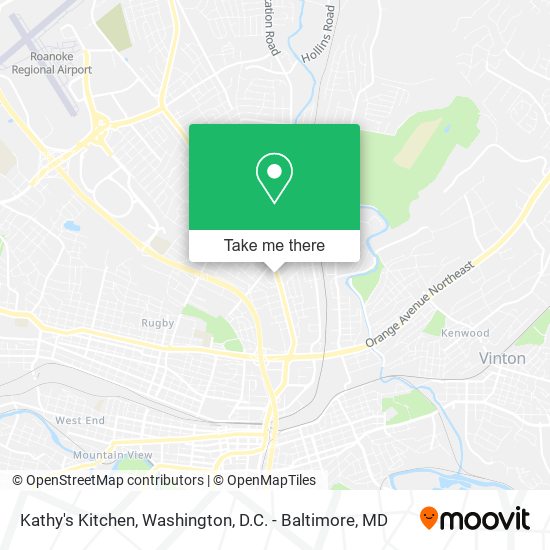 Kathy's Kitchen map