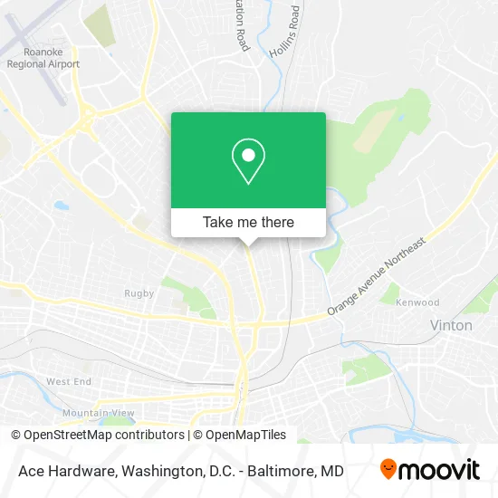 Ace Hardware map