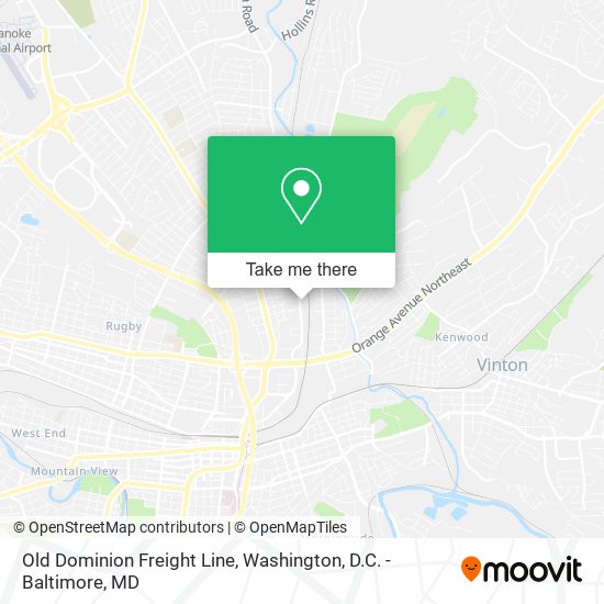 Old Dominion Freight Line map