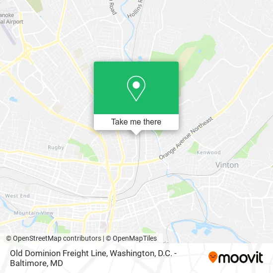 Mapa de Old Dominion Freight Line