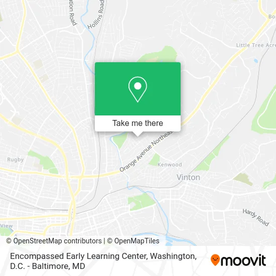 Encompassed Early Learning Center map