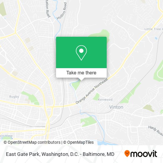 East Gate Park map