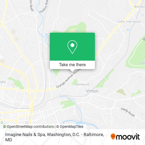 Imagine Nails & Spa map
