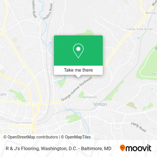 R & J's Flooring map