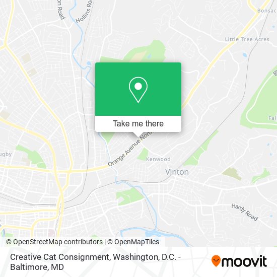 Mapa de Creative Cat Consignment