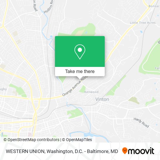 Mapa de WESTERN UNION