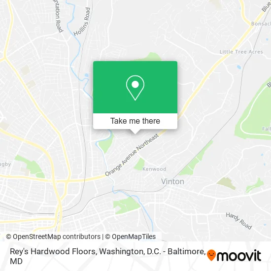 Rey's Hardwood Floors map