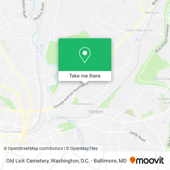 Mapa de Old Lick Cemetery