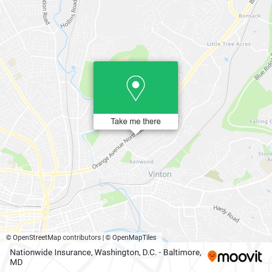 Nationwide Insurance map