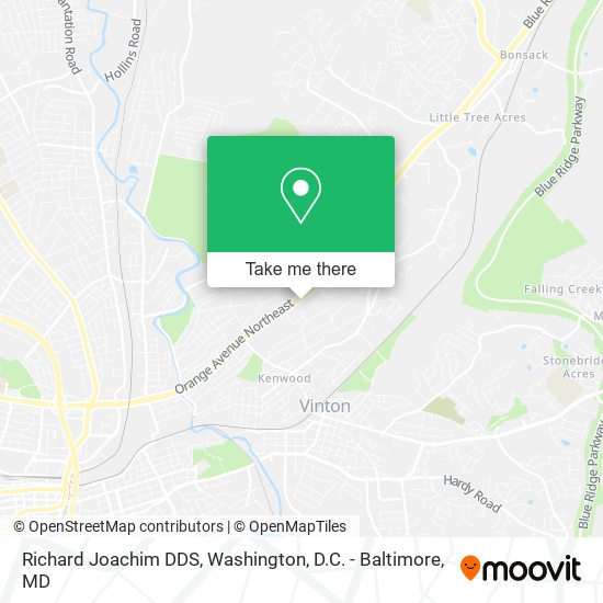 Richard Joachim DDS map