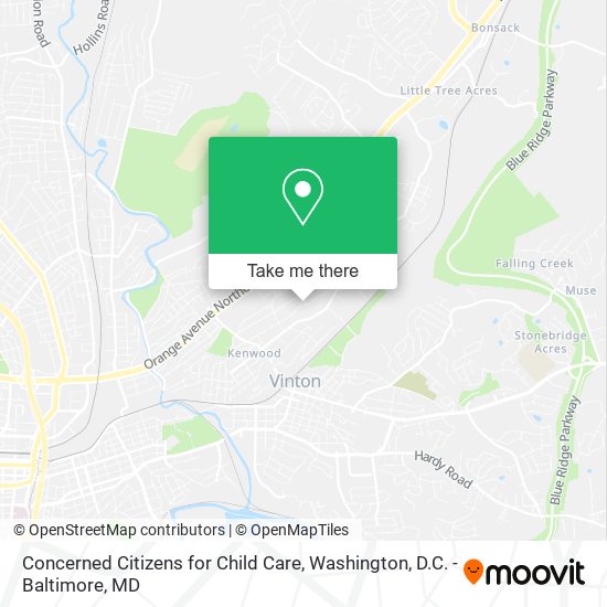 Mapa de Concerned Citizens for Child Care