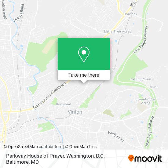 Parkway House of Prayer map