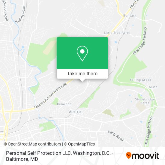 Personal Self Protection LLC map