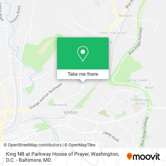 King NB at Parkway House of Prayer map
