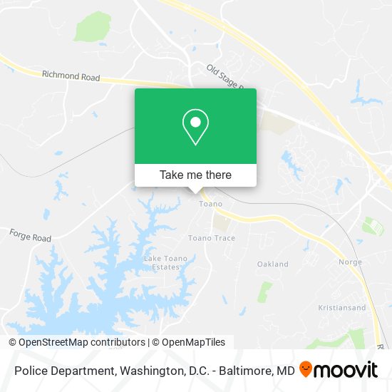 Mapa de Police Department