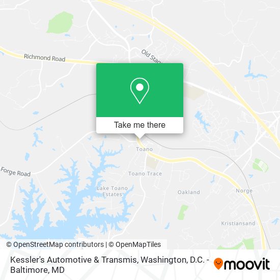 Mapa de Kessler's Automotive & Transmis