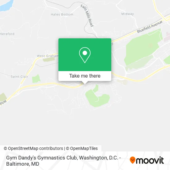 Mapa de Gym Dandy's Gymnastics Club