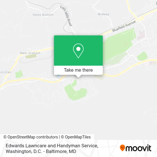 Edwards Lawncare and Handyman Service map