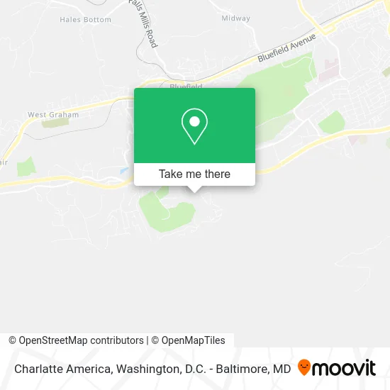 Charlatte America map