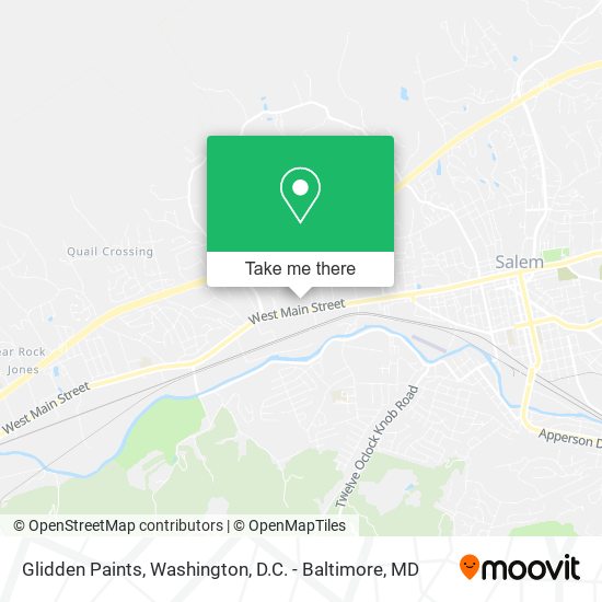 Glidden Paints map