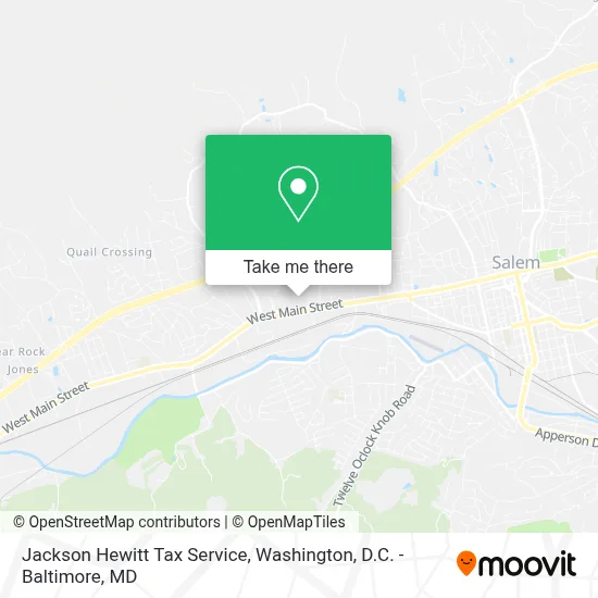 Jackson Hewitt Tax Service map