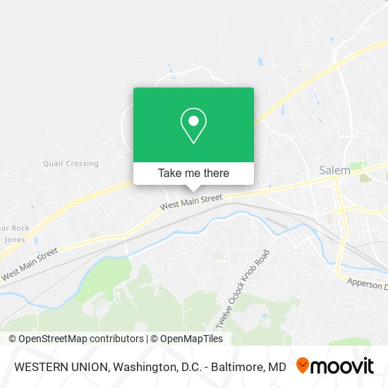 WESTERN UNION map