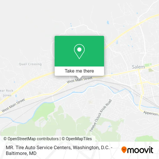 MR. Tire Auto Service Centers map