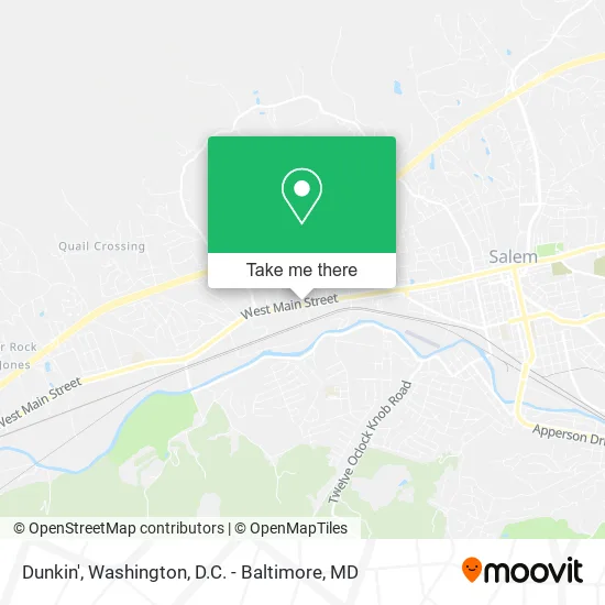 Dunkin' map