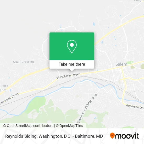 Reynolds Siding map