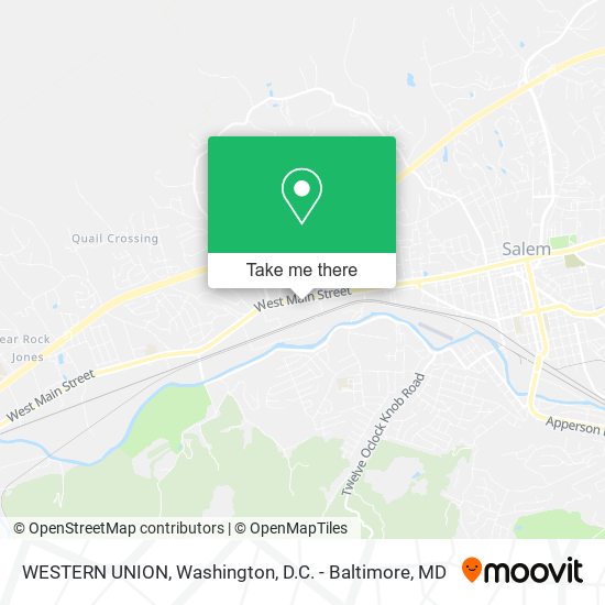Mapa de WESTERN UNION