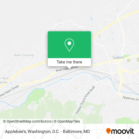 Applebee's map