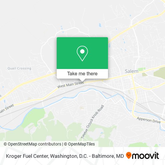 Mapa de Kroger Fuel Center