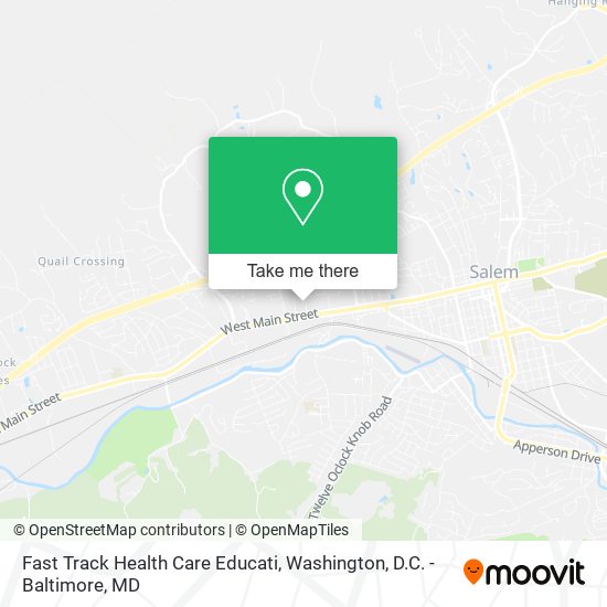 Mapa de Fast Track Health Care Educati