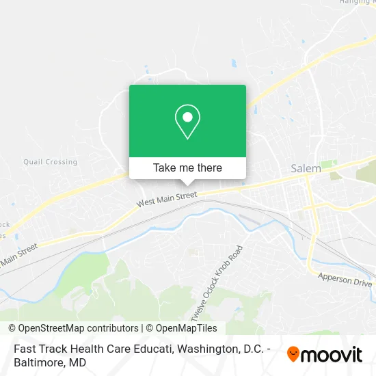 Fast Track Health Care Educati map
