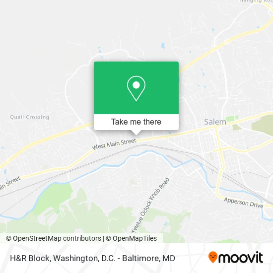 H&R Block map