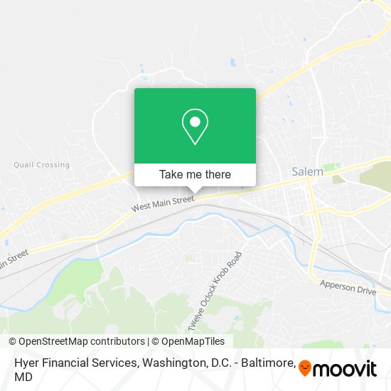 Hyer Financial Services map