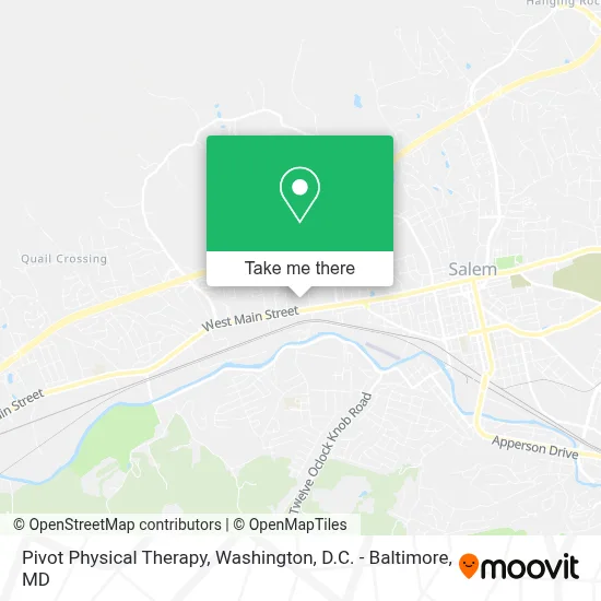 Pivot Physical Therapy map