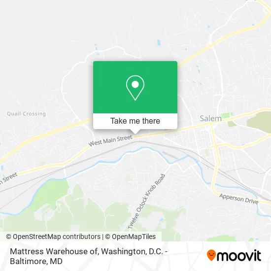 Mattress Warehouse of map