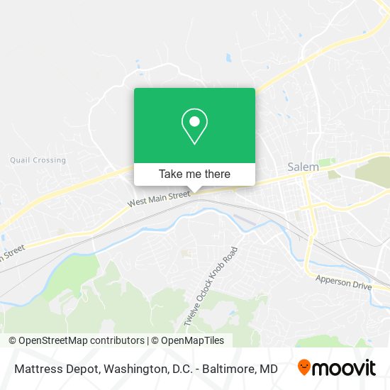 Mattress Depot map