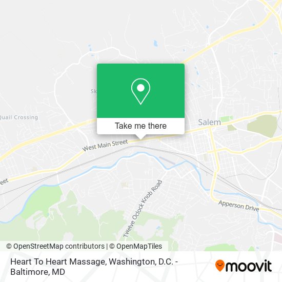 Heart To Heart Massage map