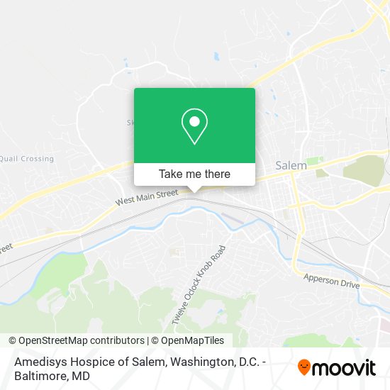 Amedisys Hospice of Salem map