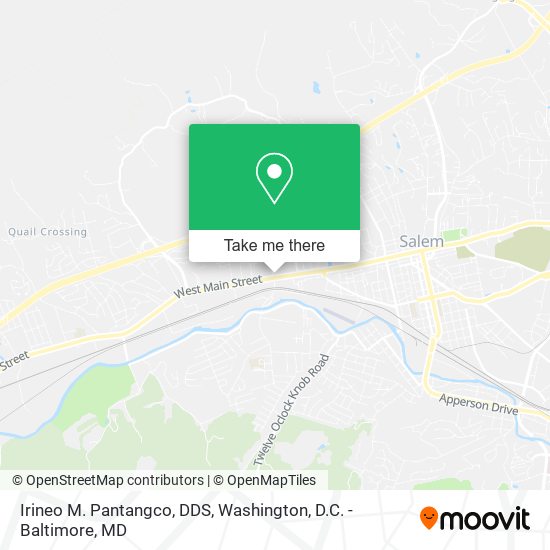 Irineo M. Pantangco, DDS map