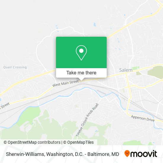 Mapa de Sherwin-Williams