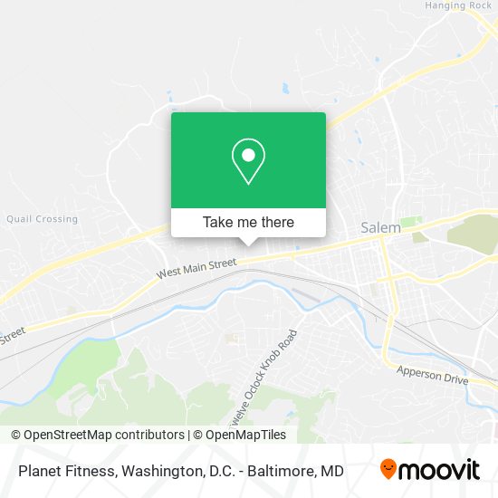 Planet Fitness map