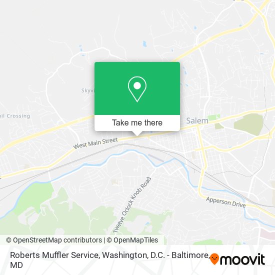 Mapa de Roberts Muffler Service