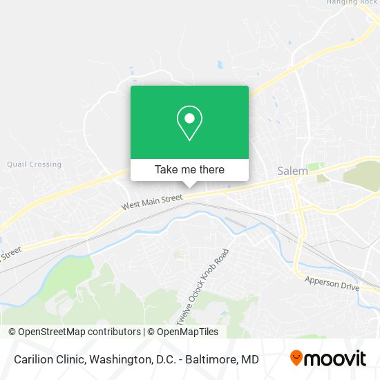 Carilion Clinic map