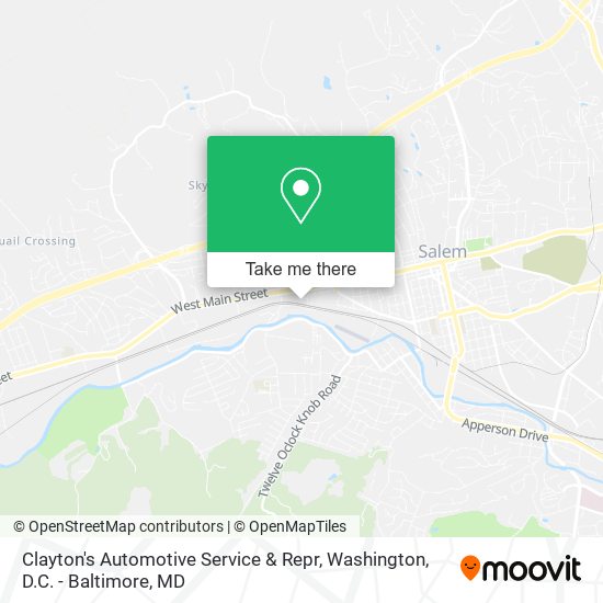 Mapa de Clayton's Automotive Service & Repr